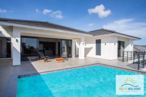 Newly built and modern villa with sea view for sale in Vista Royal,  Jan thiel