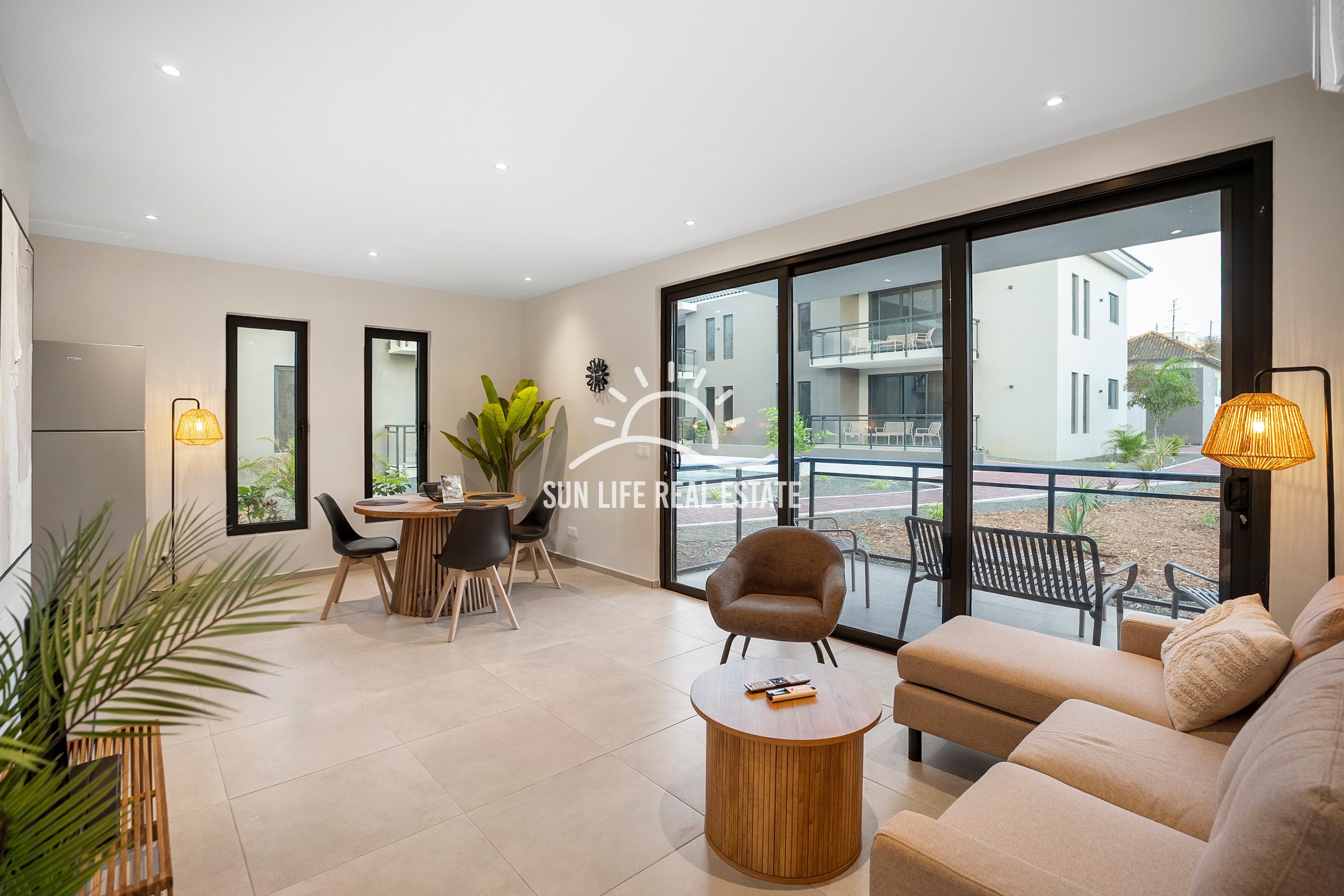 Luxury 2-Bedroom Apartments For Rent in Seru Loraweg