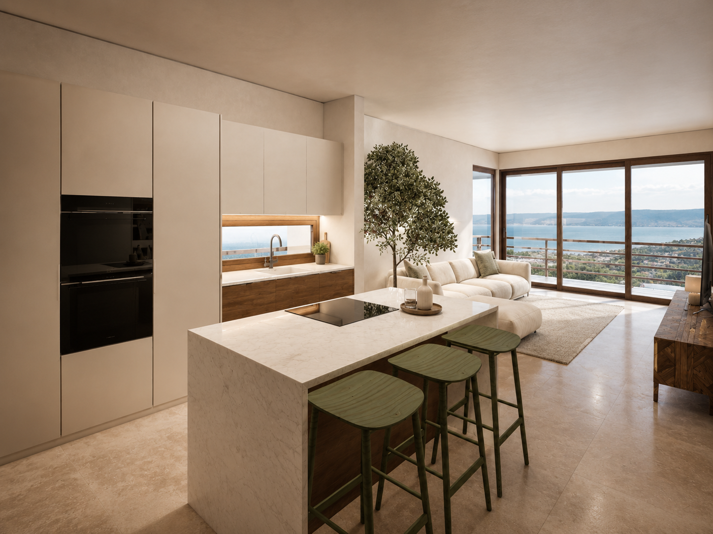 Sea-View Apartments in a Modern Residential Development in Piscadera