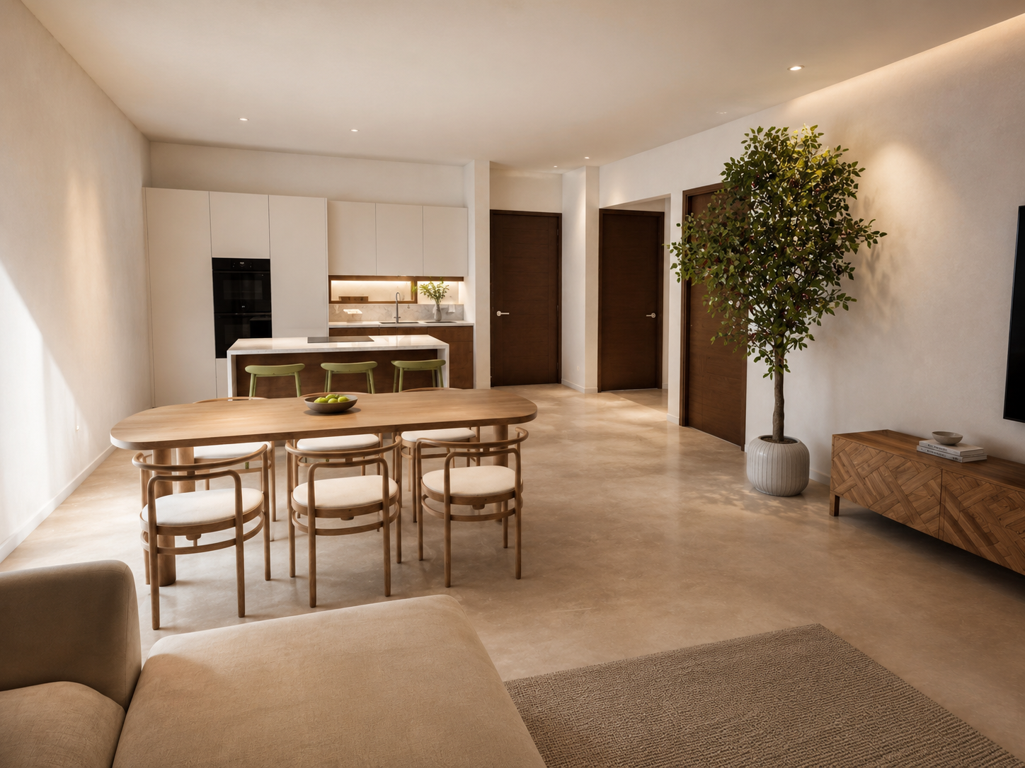 Sea-View Apartments in a Modern Residential Development in Piscadera