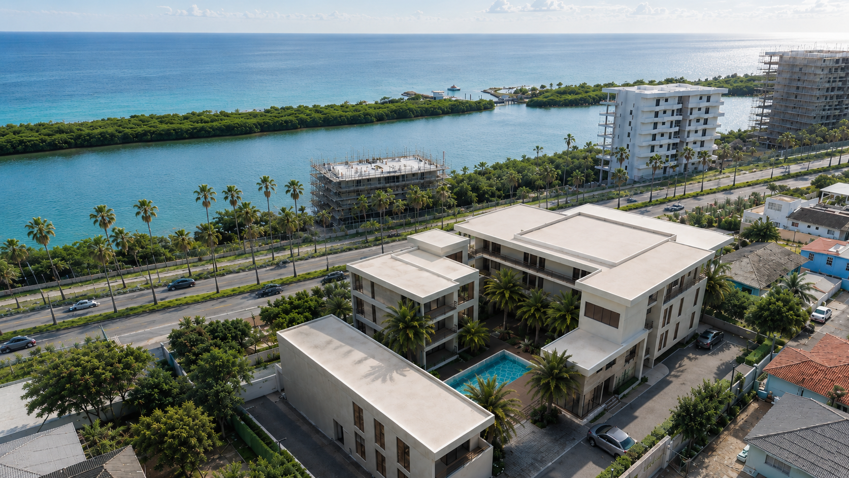 Sea-View Apartments in a Modern Residential Development in Piscadera