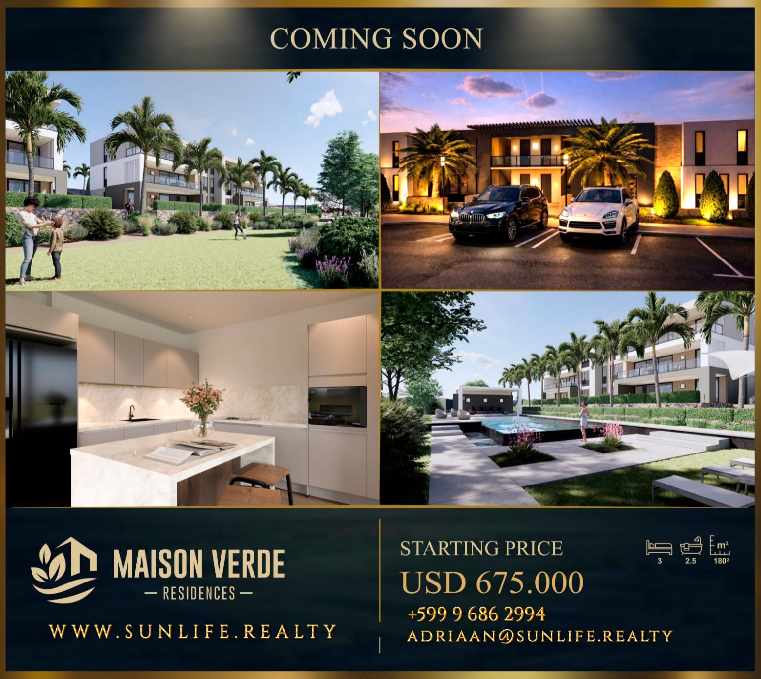 Maison Verde Residences – Luxury 3-Bedroom Apartments Under Construction