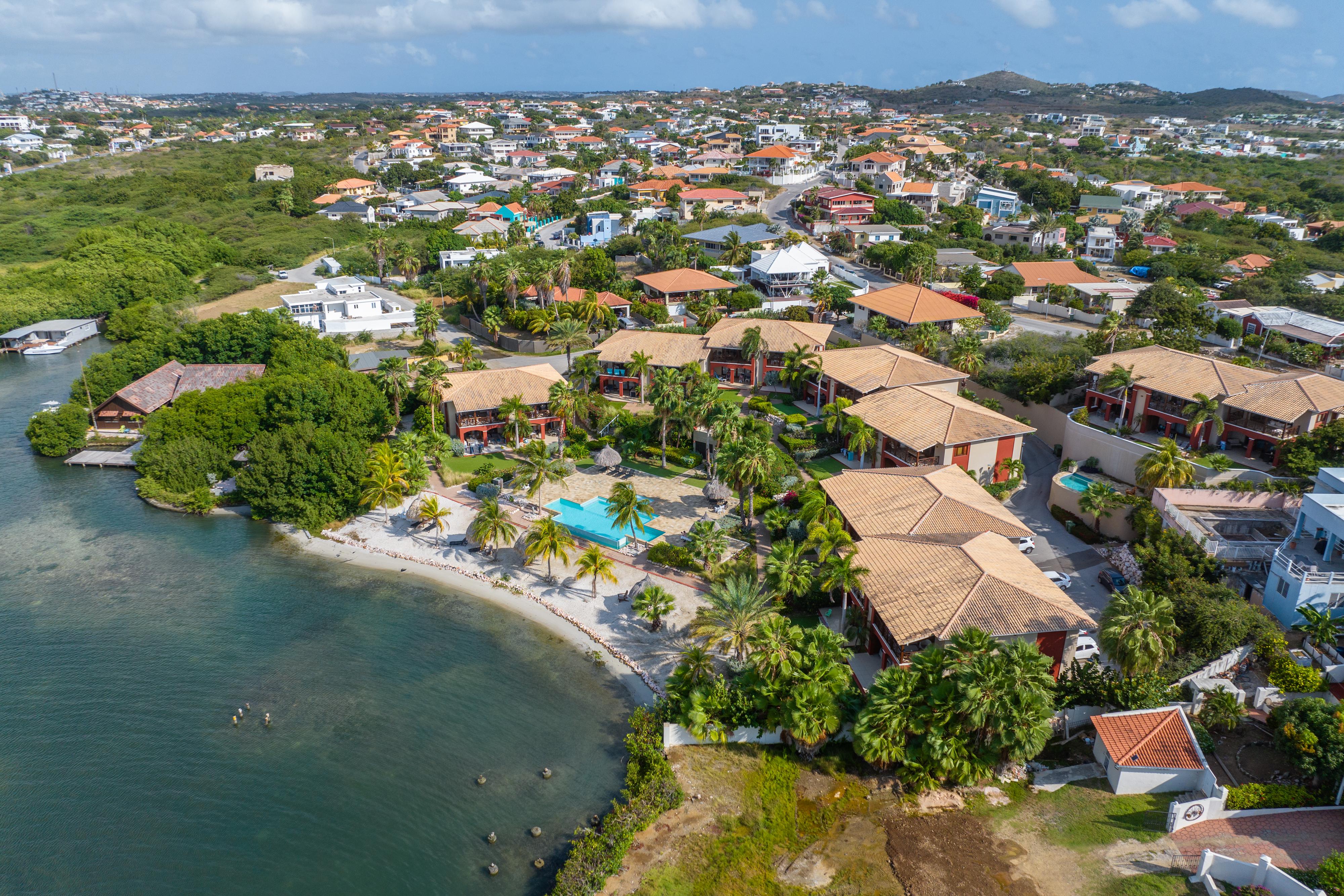 Waterfront Apartment with Private Beach  for Sale on Spanish Water Resort