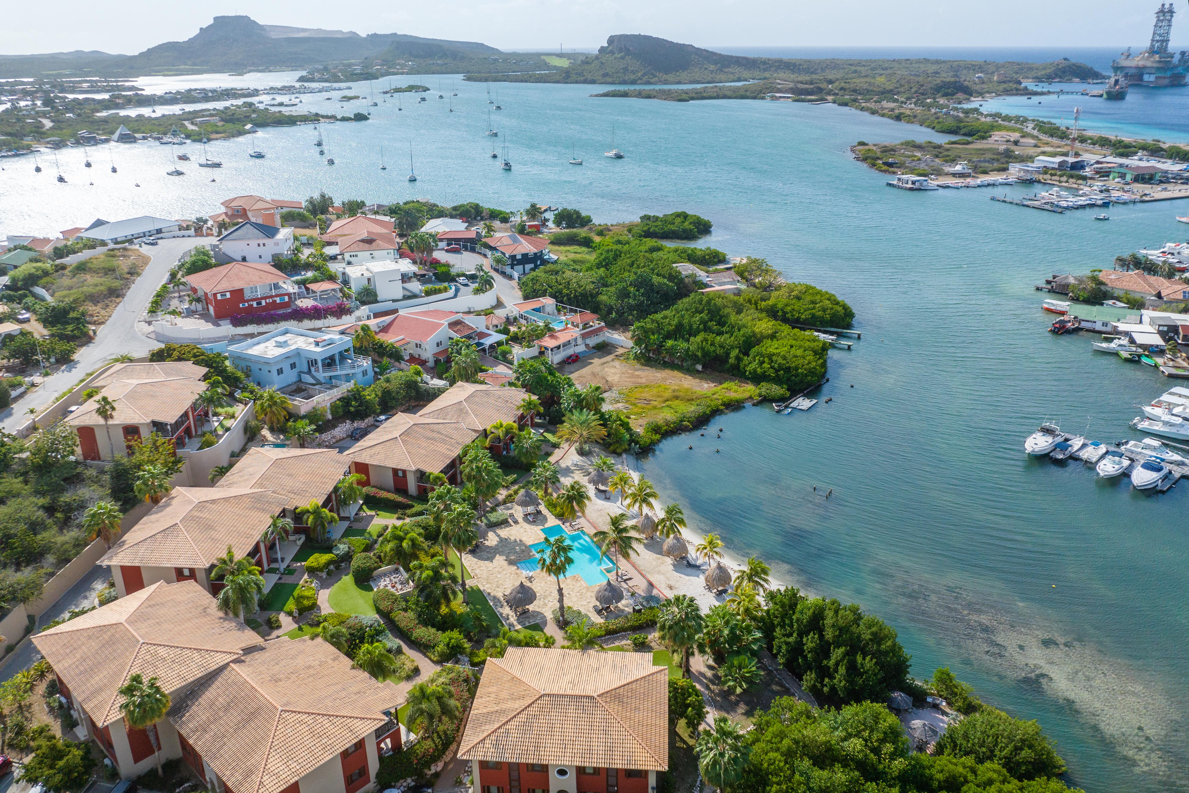 Waterfront Apartment with Private Beach  for Sale on Spanish Water Resort