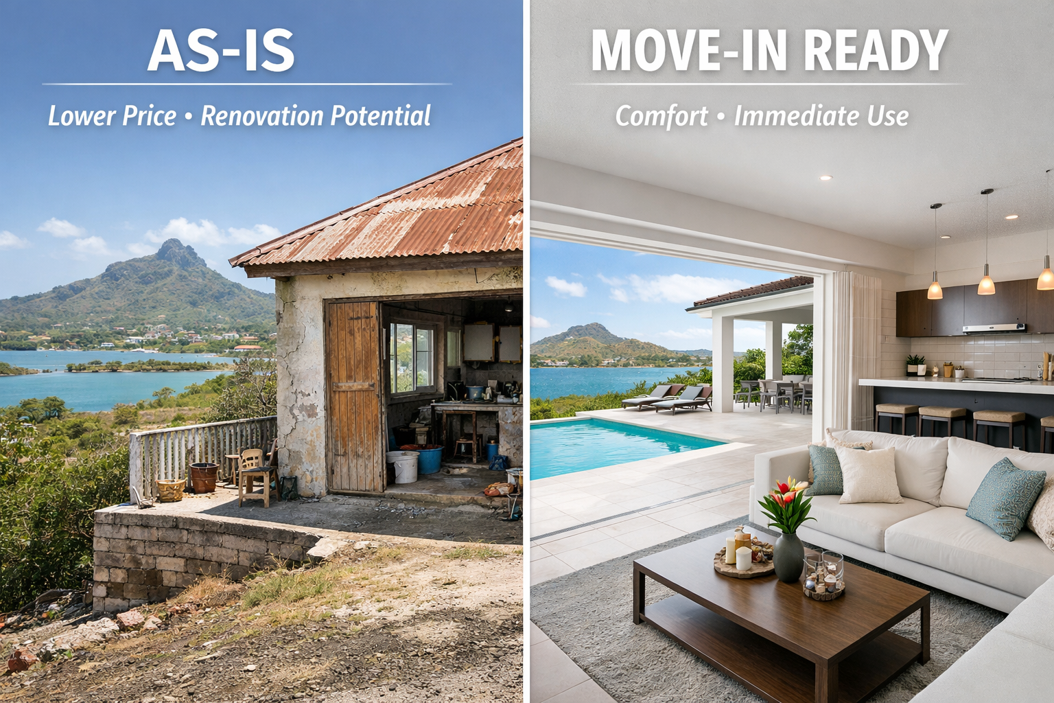 Buying or Selling a Curacao Home As-Is