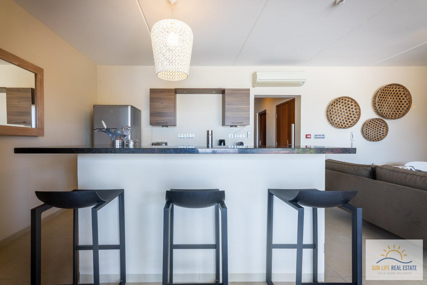 Waterfront Apartment with Private Beach  for Sale on Spanish Water Resort