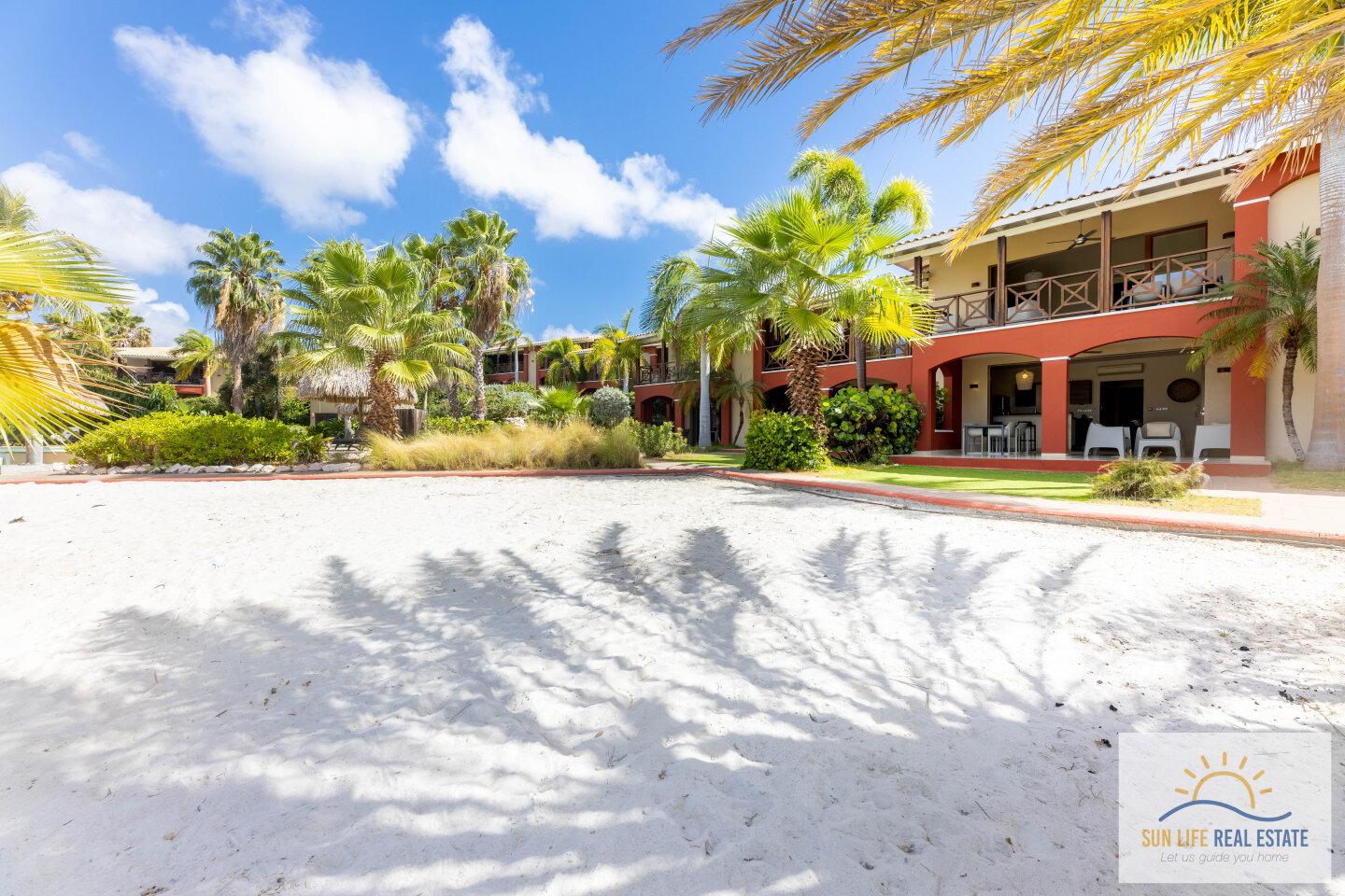 Waterfront Apartment with Private Beach  for Sale on Spanish Water Resort