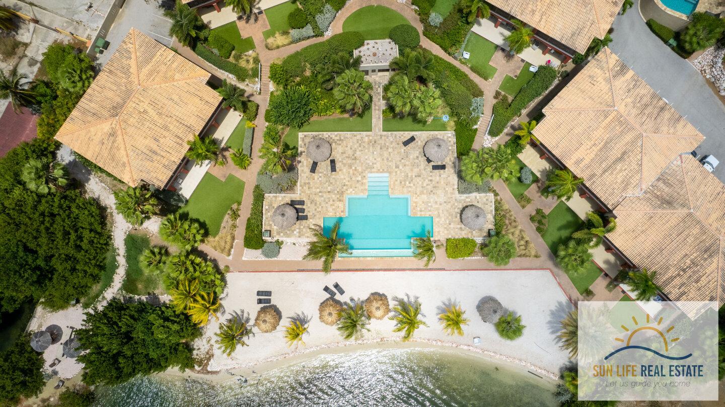 Waterfront Apartment with Private Beach  for Sale on Spanish Water Resort