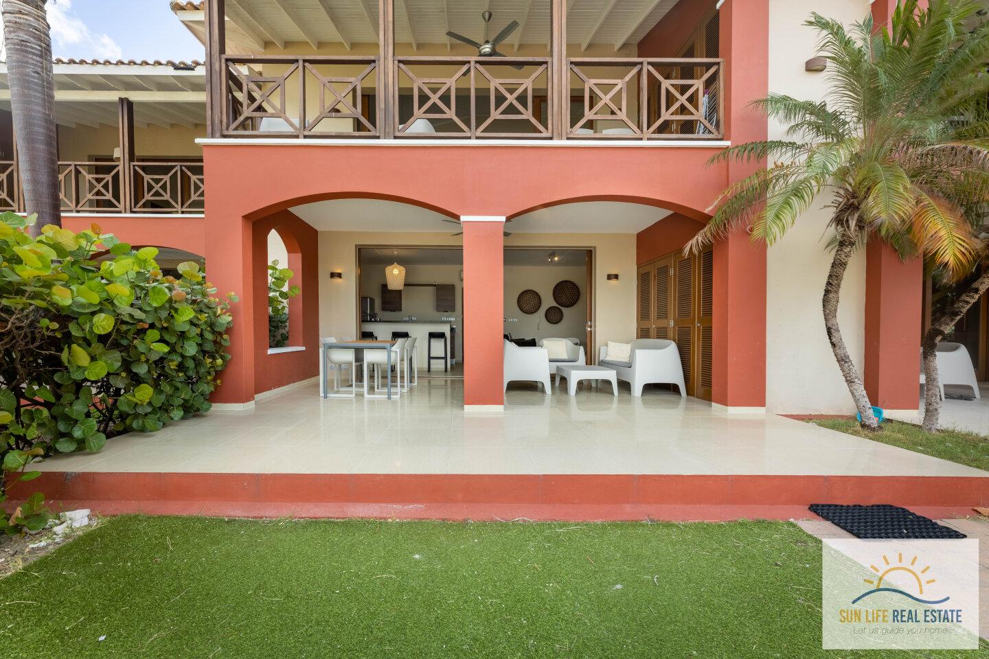 Waterfront Apartment with Private Beach  for Sale on Spanish Water Resort