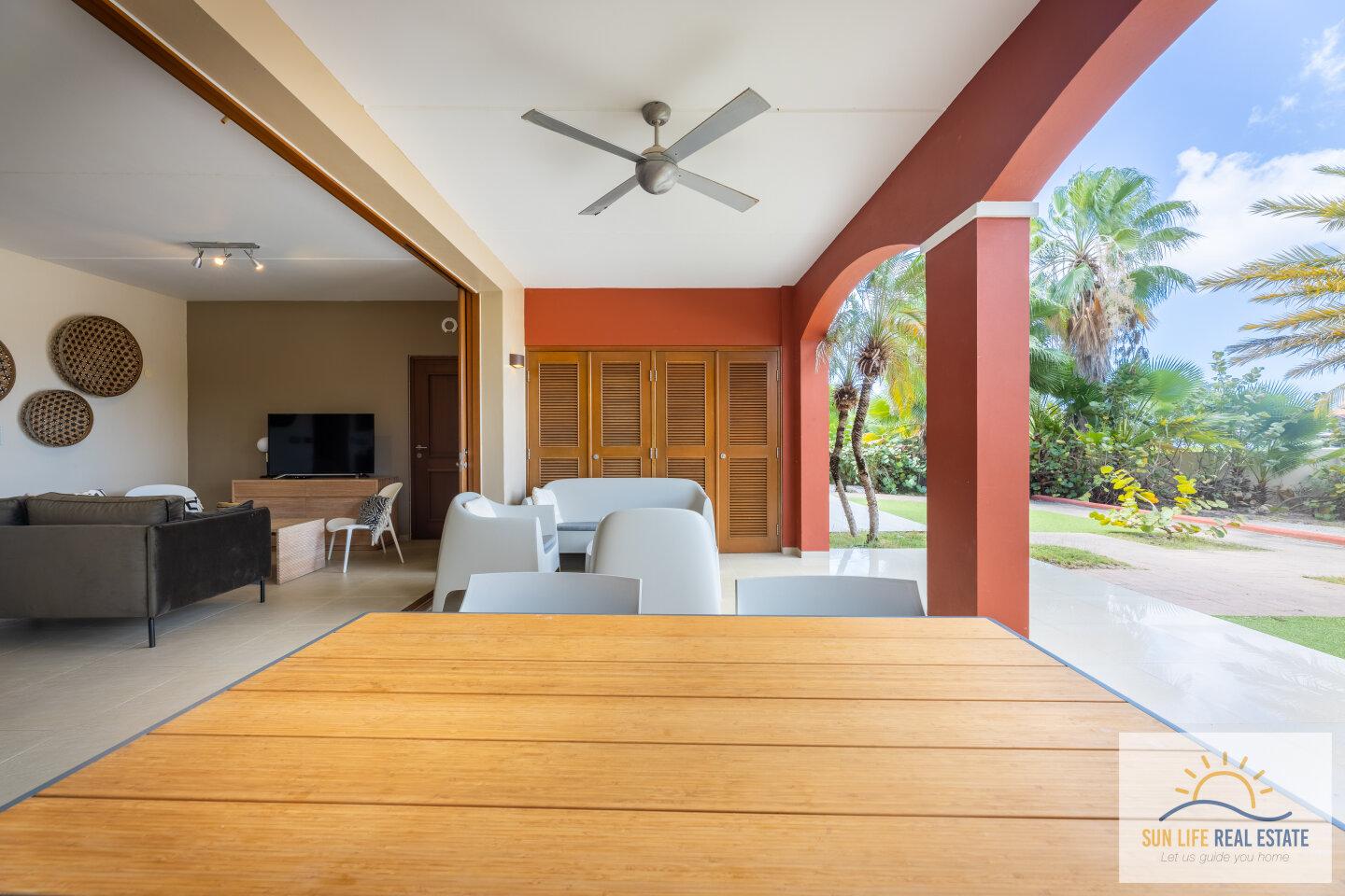 Waterfront Apartment with Private Beach  for Sale on Spanish Water Resort