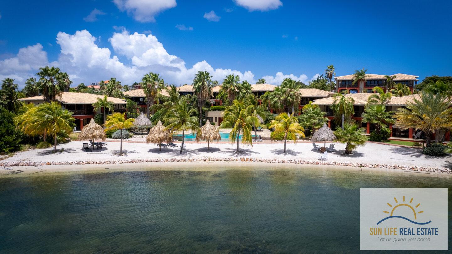 Waterfront Apartment with Private Beach  for Sale on Spanish Water Resort